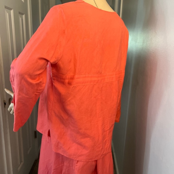 Women Bridgewater studio salmon women Skirt Suit size 22W Church - Picture 8 of 10